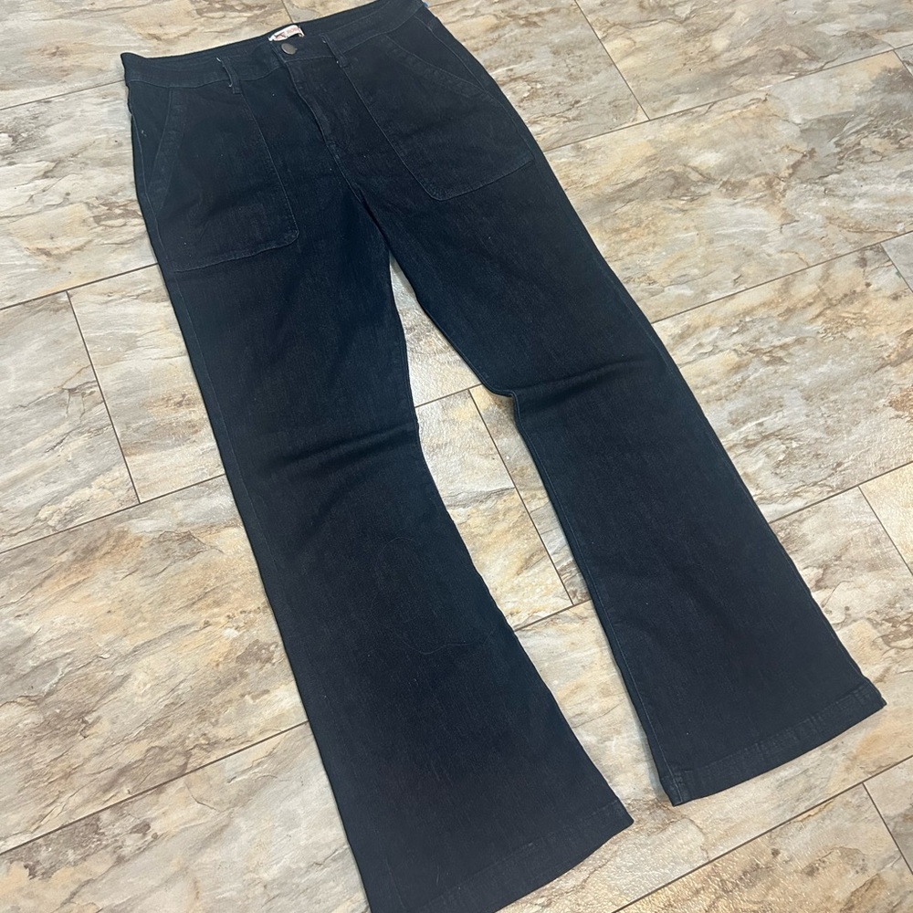 Blue Flared Jeans